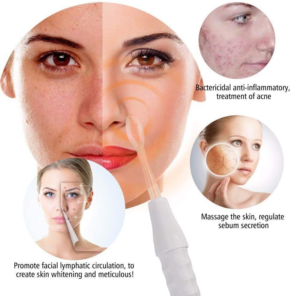 Miniatura 8 de MASAJE Alta Frecuencia Facial Electrodos